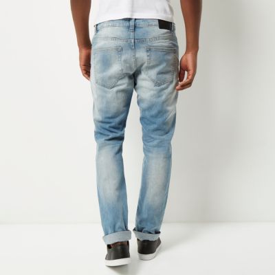Light blue Only & Sons slim jeans